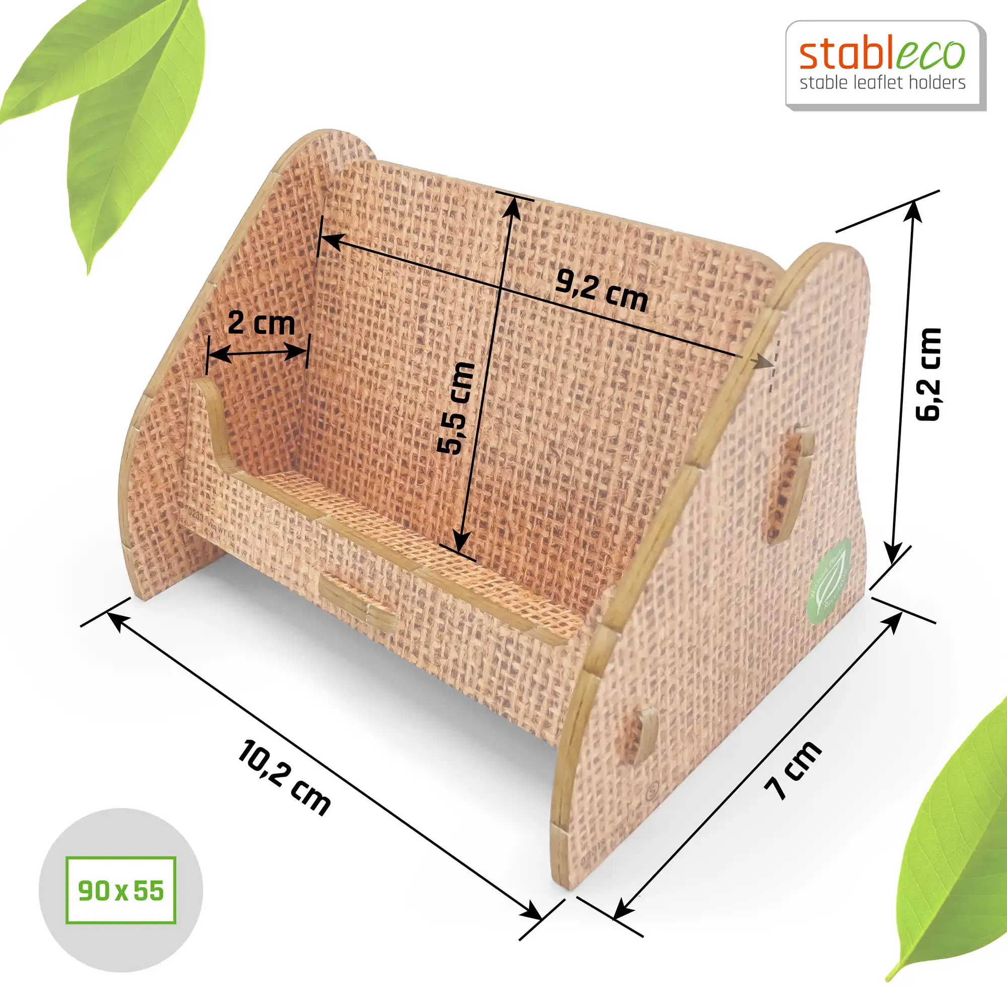 03_Visitenkartenständer_quer_Visitenkartenhalter_Visitenkartenetui_Visitenkarten_aufsteller_9x5,5_Visitenkartenstand_Visitenkartenbox