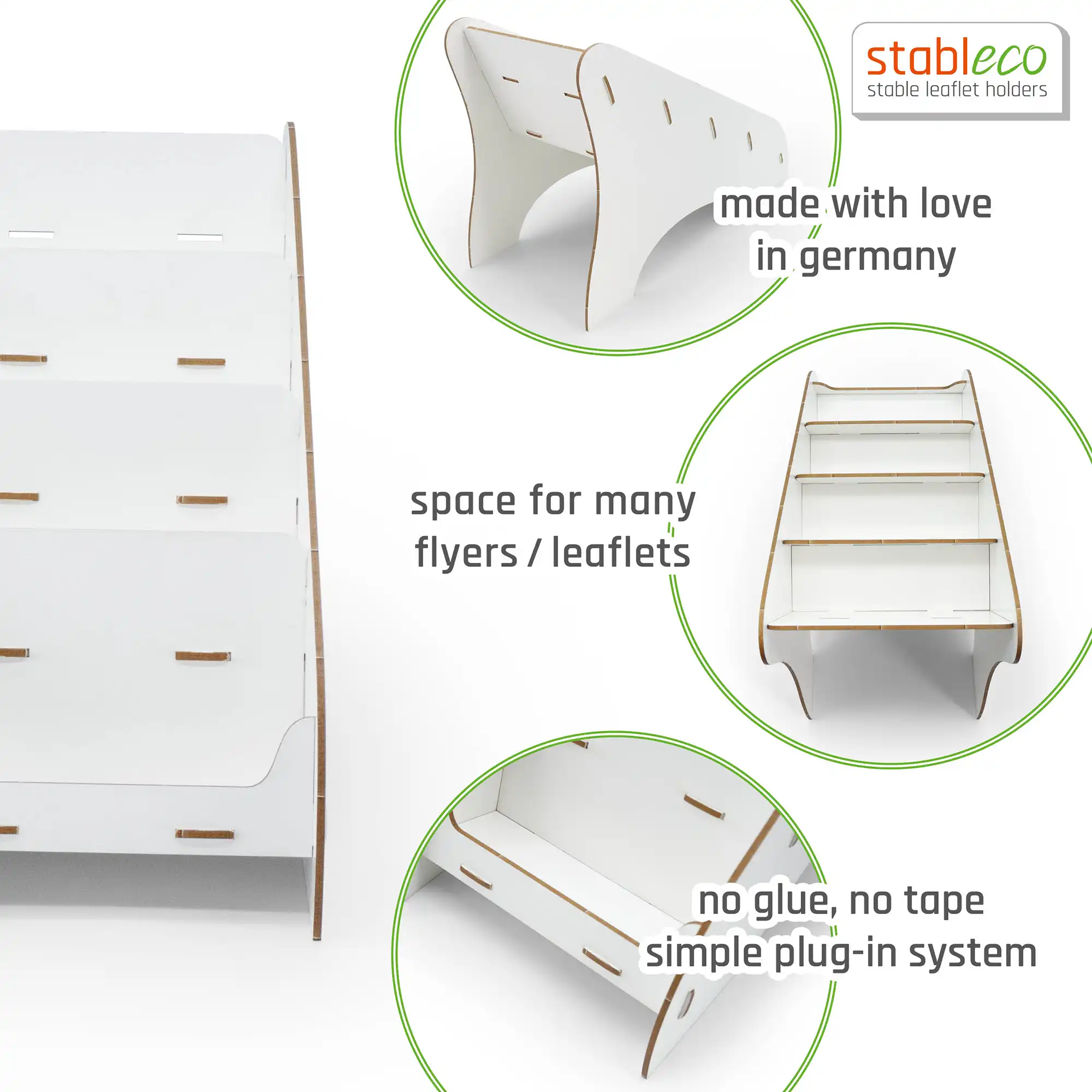 06_prospektständer_a6_querformat_4_fächer_blanko_weiß_white_flyerständer_prospekthalter_aufsteller_flyer_flyerhalter_flyerstand