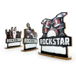 Tischkärtchen Name Cards - Rockstar