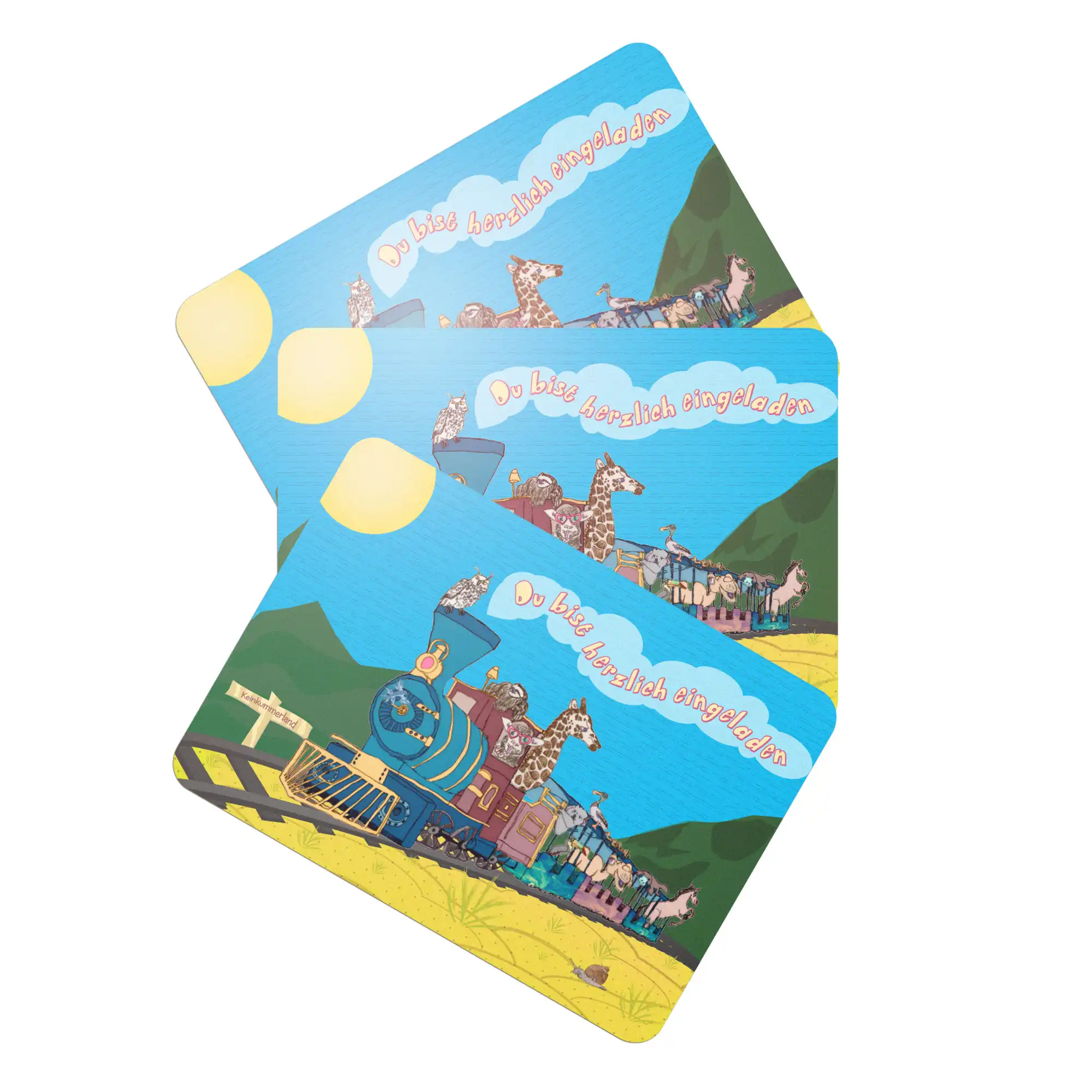 Einladungskarten_Kindergeburtstag_Einladungen_Geburtstag_Junge_Mädchen_Einladungskarte_Kinder_Erwachsene_Teenager_Zug_gezeichnet_faecher